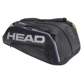 Head Racketbag (Schlägertasche) Tour Team 12R 2021 schwarz/lila - 3 Hauptfächer