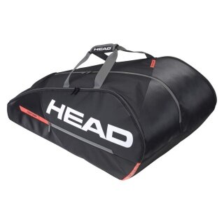 Head Racketbag (Schlägertasche) Tour Team 15R Megacombi 2022 schwarz/orange - 3 Hauptfächer