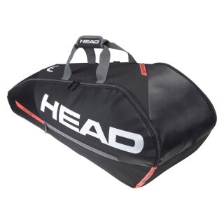 Head Tennis-Racketbag Tour Team (Schlägertasche, 2 Hauptfächer) schwarz/orange <b>6R</b>