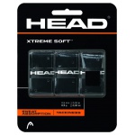Head Overgrip Xtreme Soft 0.5mm (Allound/glatt/gelocht/griffig) schwarz 3er