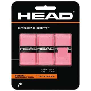 Head Overgrip Xtreme Soft 0.5mm pink 3er