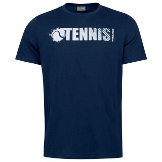 Head Tennis-Tshirt Font dunkelblau Herren