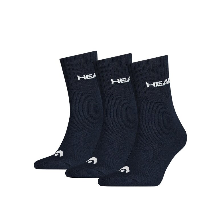 Head Tennissocken Crew Club schwarz Herren - 3 Paar
