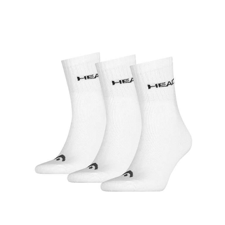 Head Tennissocken Crew Club weiss Herren - 3 Paar