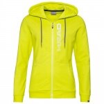 Head Kapuzenjacke (Hoodie) Club Greta gelb/weiss Damen