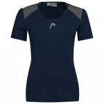 Head Tennis-Shirt Club Technical 2022 (modern, Moisture Transfer Microfiber Technologie) dunkelblau Mädchen