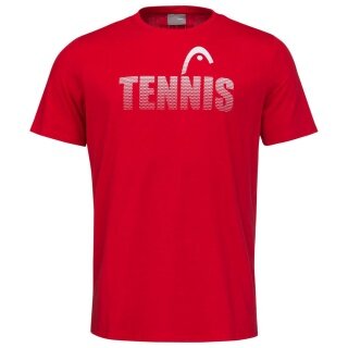 Head Tennis-Tshirt Club Colin (Baumwollmix) rot Jungen