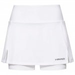 Head Tennisrock mit Innenhose Club Basic weiss Mädchen