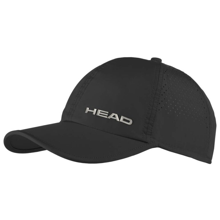 Head Cap Tennis Pro Player (UV-Schutz, Klettverschluss) 2025 schwarz
