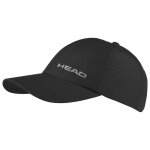 Head Cap Tennis Pro Player (UV-Schutz, Klettverschluss) 2026 schwarz Kinder - 1 Stück