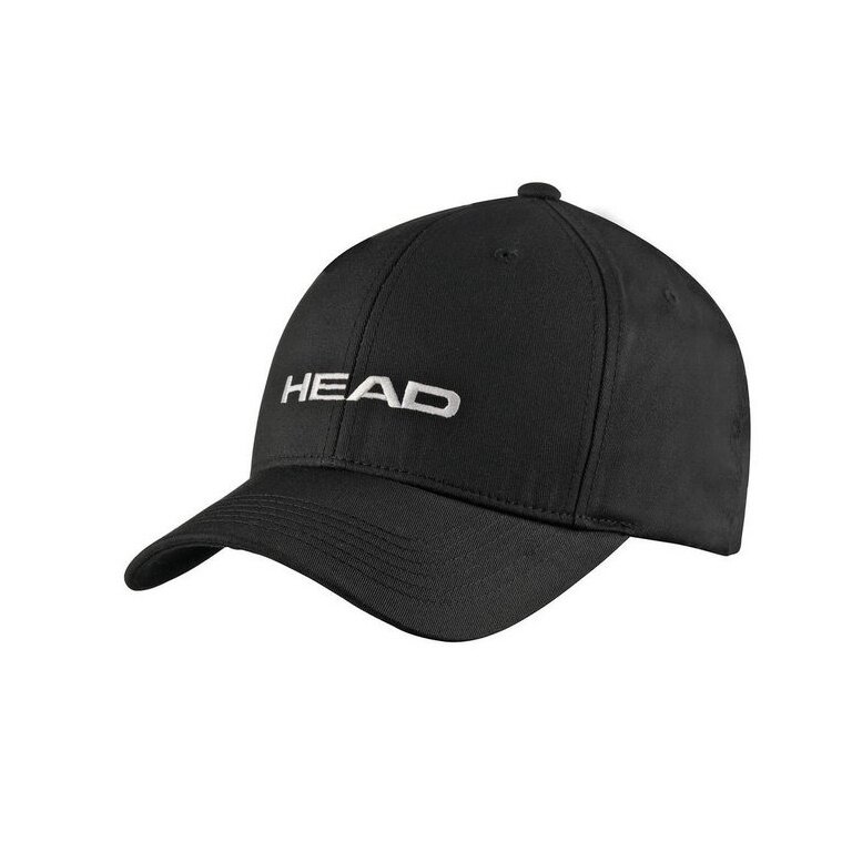 Head Cap Tennis Promotion (Baumwolle) schwarz