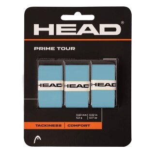 Head Overgrip Prime Tour 0.6 mm (Komfort, Griffigkeit) blau 3er