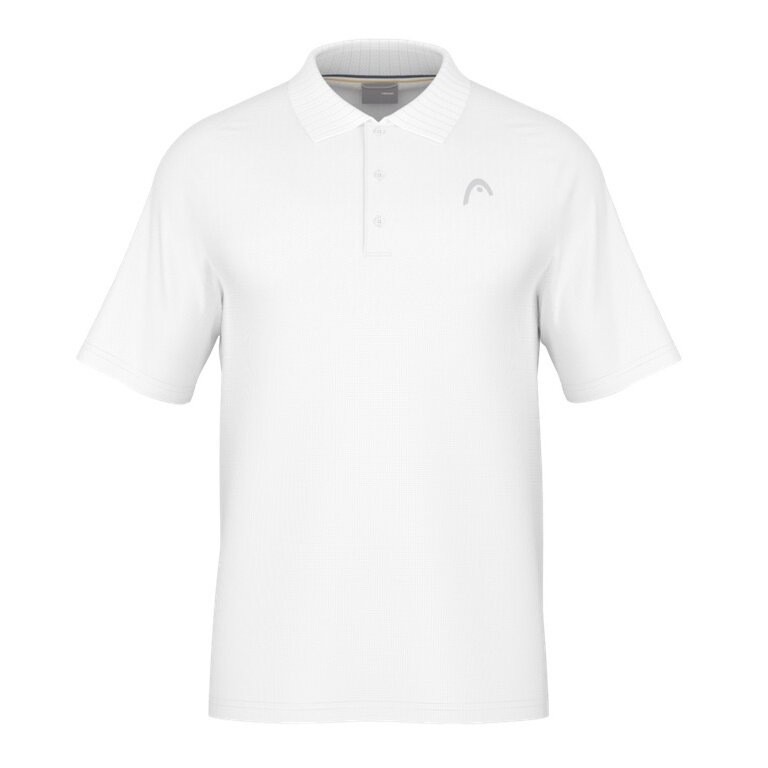 Head Tennis-Polo Performance 2024 (Polyester-Jacquard, schnelltrocknend) weiss Herren
