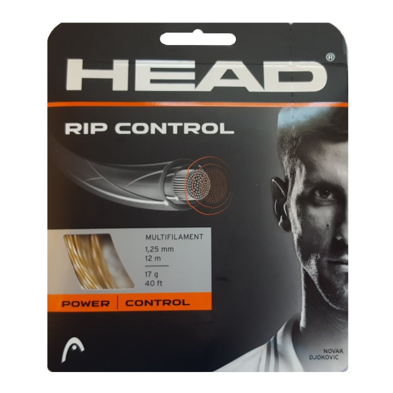 Besaitung mit Tennissaite Head Rip Control beige