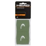 Head Schweissband Handgelenk Logo grün - 2 Stück