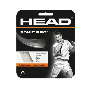 Head Tennissaite Sonic Pro (Haltbarkeit) weiss 12m Set