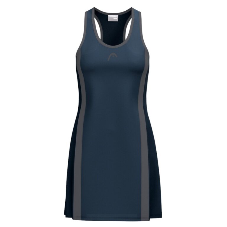 Head Tennis-Kleid Club 25 Dress (separate Innenhose) 2025 navyblau Damen