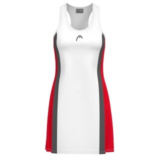 Head Tennis-Kleid Club 25 Dress (separate Innenhose) 2025 rot/weiss Damen