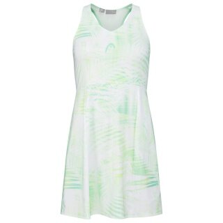 Head Tennis-Kleid Spirit Dress (separate Innenhose, V-Ausschnitt) pastelgrün/weiss Damen