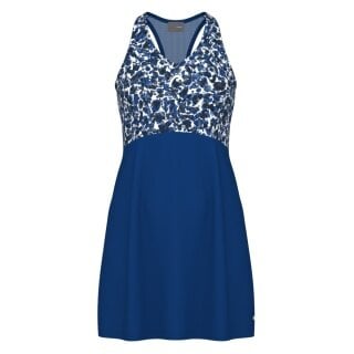 Head Tennis-Kleid Spirit Dress (separate Innenhose, V-Ausschnitt) royalblau Damen