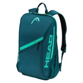 Head Tennis-Rucksack Tour (Schlägerfach, mit Schuhfach, 25 Liter) 2026 grün