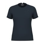 Head Tennis-Shirt Play Tech Uni (Mesh-Einsätze) navyblau Damen
