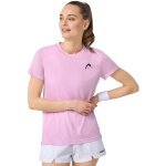 Head Tennis-Shirt Tie-Break (Moisture Transfer Microfiber Technologie) rosa Damen
