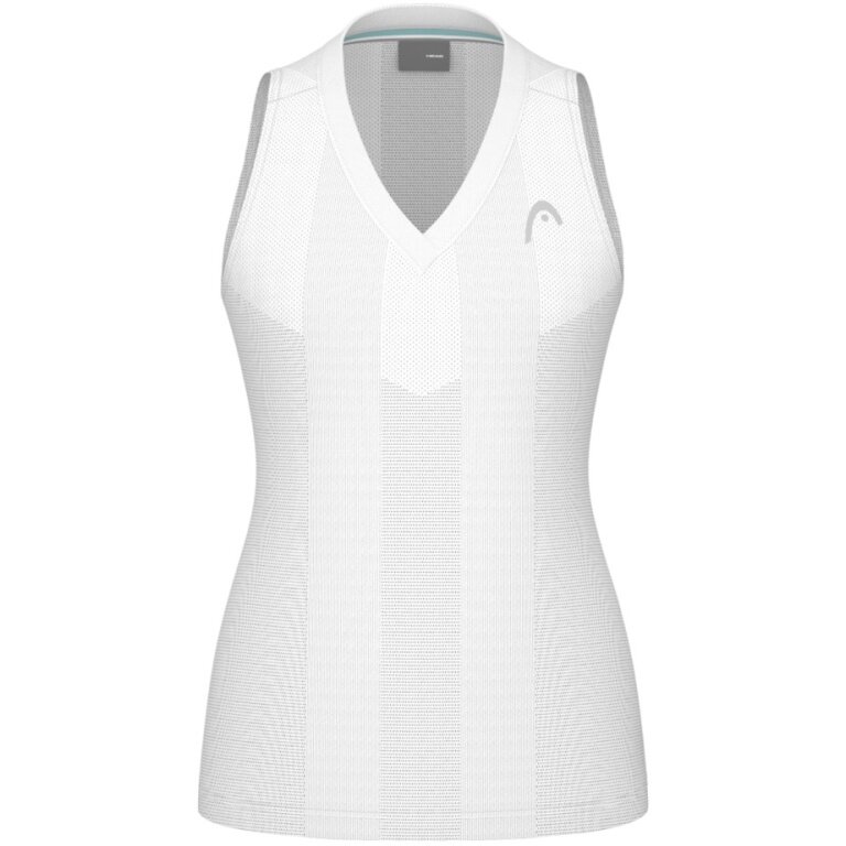 Head Tennis-Tank Top Performance (schnelltrocknend, V-Ausschnitt) 2025 weiss Damen