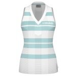 Head Tennis-Tank Top Performance (schnelltrocknend, V-Ausschnitt) 2025 weiss/aquablau Damen