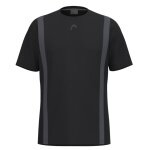 Head Tennis-Tshirt Club 25 Tech (feuchtigkeitsabsorbierend) 2025 schwarz Herren