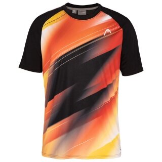 Head Tennis-Tshirt DTB Topspin 2024 schwarz/bunt Jungen