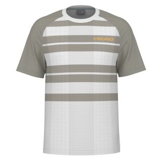 Head Tennis-Tshirt Performance (feuchtigkeitsabsorbierend) 2025 weiss/beige Herren