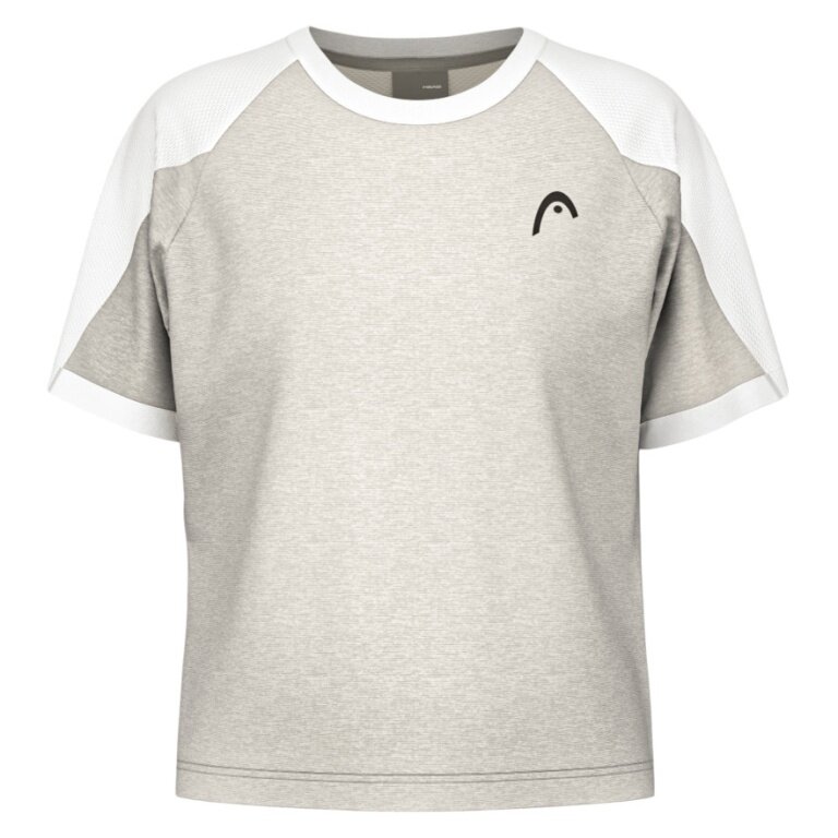 Head Tennis-Tshirt Play Tech (Moisture Transfer Microfiber Technologie) 2025 grau Damen