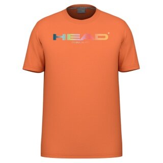 Head Tennis-Tshirt Rainbow (Mischgewebe, feuchtigkeitsabsorbierend) 2025 orange Herren