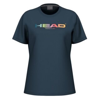 Head Tennis-Tshirt Rainbow (Mischgewebe) 2025 navyblau Damen