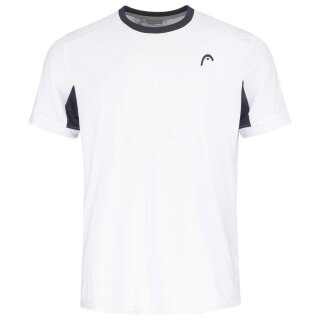 Head Tennis-Tshirt Slice 2023 (schnelltrocknend, atmungsaktiv) weiss Herren