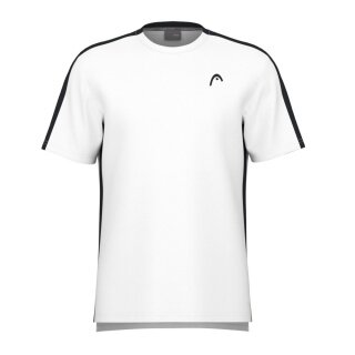 Head Tennis-Tshirt Slice 2024 (atmungsaktiv, Mesh-Einsätze) weiss Jungen