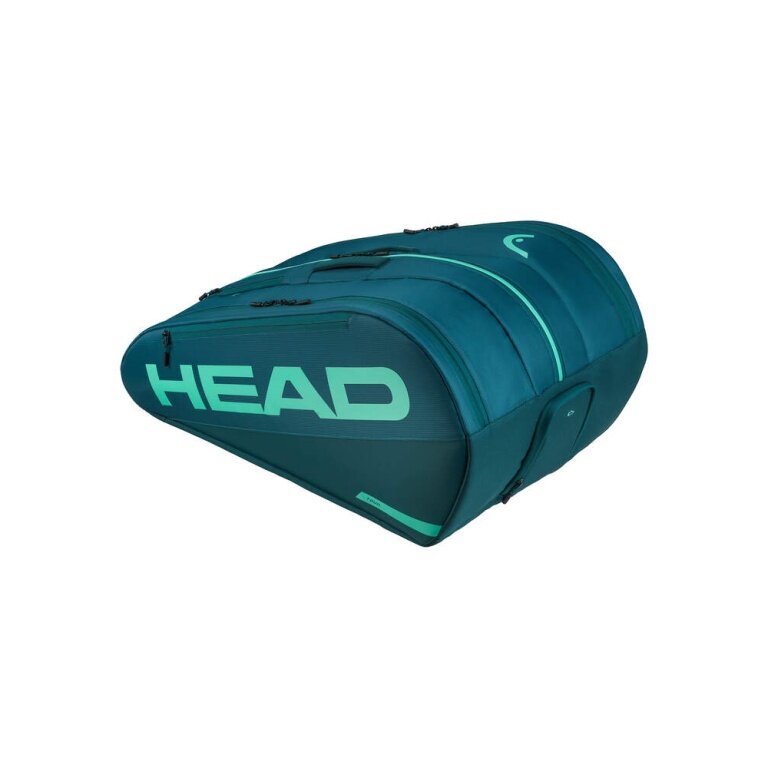Head Tennis-Racketbag Tour Racquet Bag XL (Schlägertasche, 3 Hauptfächer) 2026 tealgrün 12er
