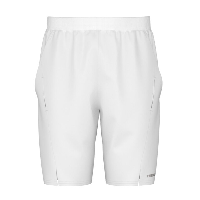 Head Tennishose Performance Short 2024 (4-Wege-Stretch, feuchtigkeitsabsorbierend) kurz weiss Herren