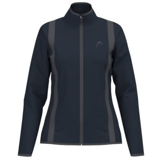 Head Tennisjacke Club 25 Full Zip (Moisture Transfer Microfiber Technologie) 2025 navyblau Damen