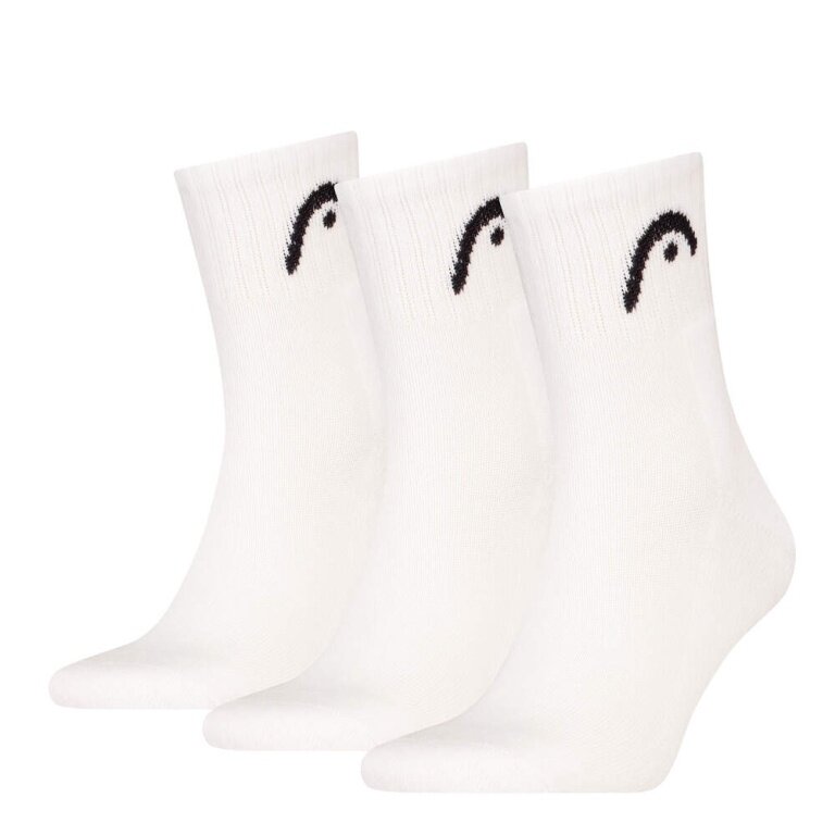 Head Tennissocken 3P Club Crew (Baumwolle) weiss - 3 Paar