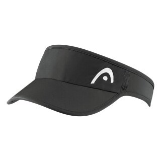 Head Visor Pro Player Tennis (Schirmmütze, UV-Schutz) schwarz