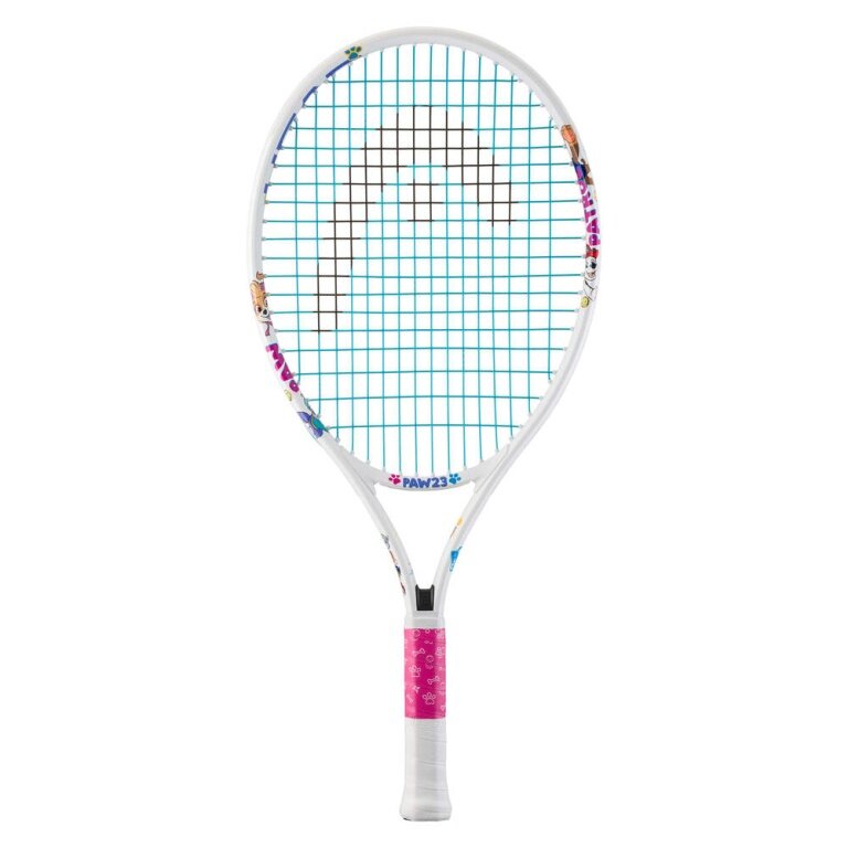Head Kinder-Tennisschläger Paw 23in (7-10 Jahre) 2025 weiss - besaitet -