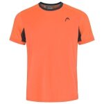 Head Tennis-Tshirt Slice 2023 (schnelltrocknend, atmungsaktiv) orange Herren