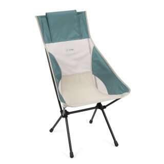 Helinox Campingstuhl Sunset Chair (hohe Rückenlehne, neue verstellbare Kopfstütze) beige/blaugrün