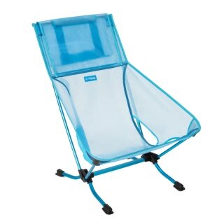 Helinox Campingstuhl Beach Chair (re) - leicht, niedriger Sitzhöhe, Tension Design - blau