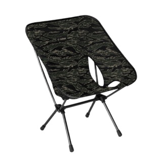 Helinox Campingstuhl Chair One (re) - leicht, einfacher Zusammenbau, stabil, Tension Design - schwarz/grau