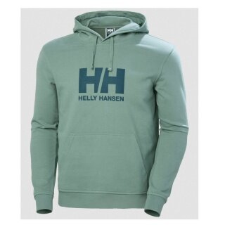 Helly Hansen Kapuzenpullover Logo Hoodie (Bio-Baumwolle) hellgrün Herren