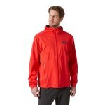 Helly Hansen Softshelljacke Momentum 3-Lagen (wind- und wasserabweisend) rot Herren