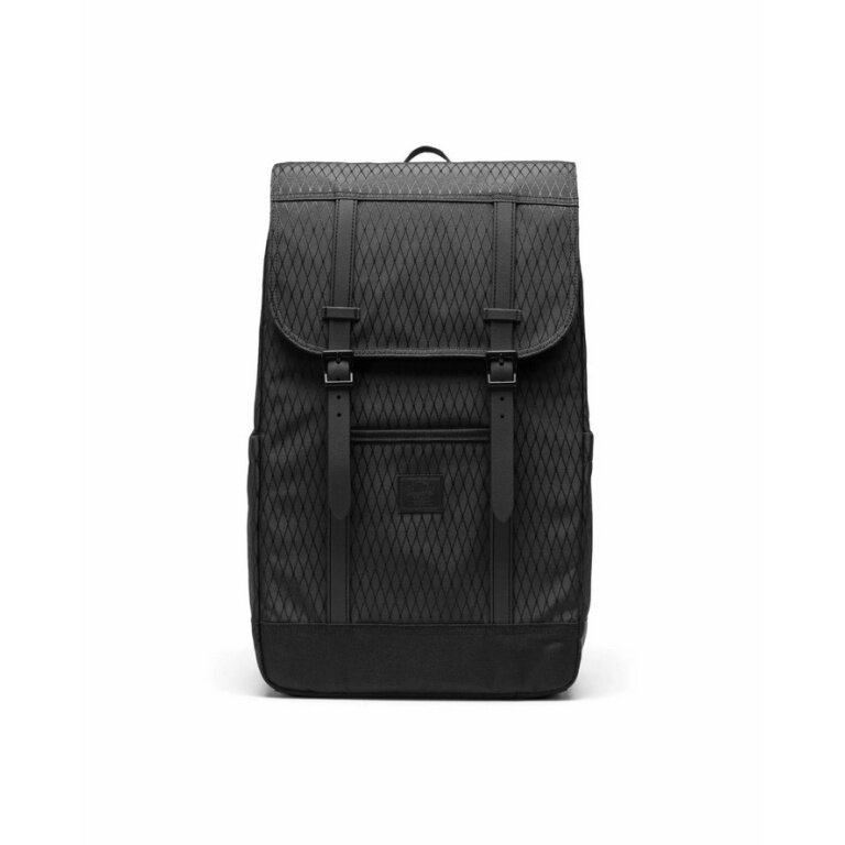 Herschel Alltags-Rucksack Retreat™ - schwarz/diamond 23 Liter